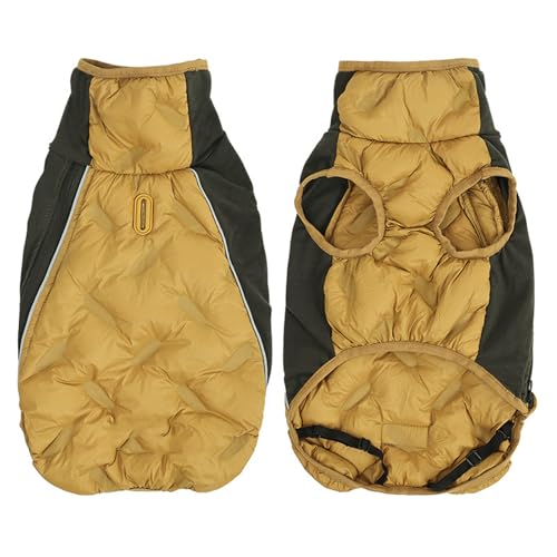 Abrigo de invierno para perro pequeño ropa impermeable transpirable de clima frío 2