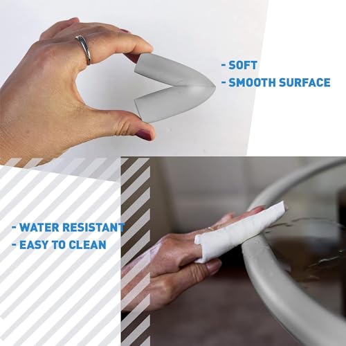 Protection d'angle securite bebe gris antichoc pour coins de meuble et table - 6