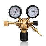 Jiubiaz Druckminderer Co2 / Argon/MIG/MAG/WIG/Schutzgas,Gas Druckminderer Absperrventil 315 bar