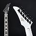 Firefly FFLX Solid Body Electric Guitar,Mahogany Guitar body,Stainless steel and ball end frets,rosewood fretboard(White Color)