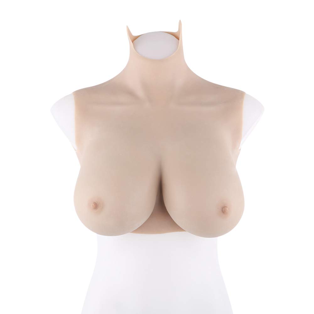 PHASFBJ Breast Prosthesis, Practical Silicone Breast Forms Artificial Fake Breast False Boobs Bust for Mastectomy Transgender Cross Dresser Cosplay
