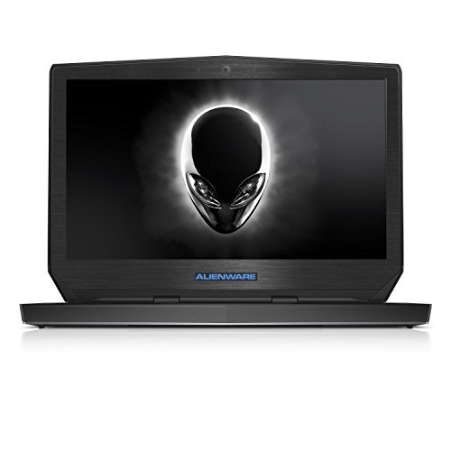 Black Brushed Aluminum skin decal wrap skin case for Dell Alienware 15 15.6
