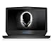 Black Brushed Aluminum skin decal wrap skin case for Dell Alienware 15 15.6" laptop