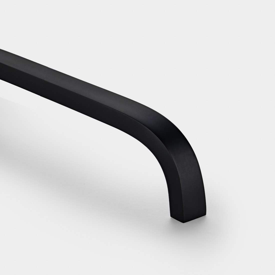 Solid Brass Bar Handles | by Pushka Home | Modern Matte Black Finish | for Cabinets, Cupboards, Wardrobes, Doors, Drawers – PH58 – Hole Centre 448mm