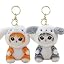 2pcs Cat ( Grey+yellow )