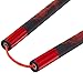Playwell Nunchucku Safe Foam Rubber Childrens Adults - Deluxe Speed Competition Nunchucks with Cord - 11