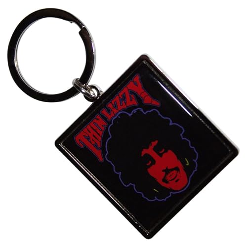 Thin Lizzy Phil Band Logo Rouge Porte-Clés Keychain Size One Size