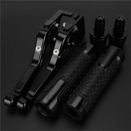 Palancas de embrague y freno Honda BlackSpirit 2014-2016 en aluminio mecanizado regulable Black2