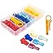 Produktbild Cokomono Abzweigverbinder 120 Stück Schnellverbinder Kit mit 60pcs T-Schnellverbinder und 60pcs Vollisolierter Flachstecker T-Abzweigverbinder Set mit Mini Abisolierzange