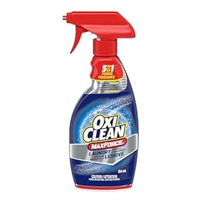 OxiClean MaxForce Spray détachant enzymatique pour lessive, efficace sur la graisse, le sang, les taches de vin et plus enco