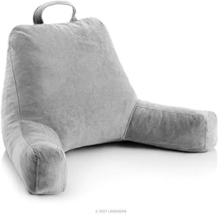 Linenspa Shredded Foam Reading Pillow - Perfect for Adults, Teens, and Kids