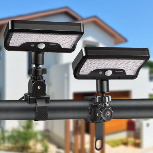 Image of Solar Motion Sensor Light Outdoor with Adjustable Strap & Light Head(1Pack)