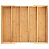 Totally Bamboo Expandable 5-Compartment Drawer Organizer, Expands from 13 to 22" Wide Totally Bamboo Expandable 5-Compartment Drawer Organizer, Expands from 13 to 22" Wide