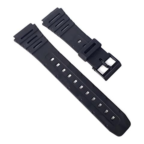 Replacement Watch Strap for Casio W-720 W720 W 720 or CA53W FT-100W W741 Black Band Cover