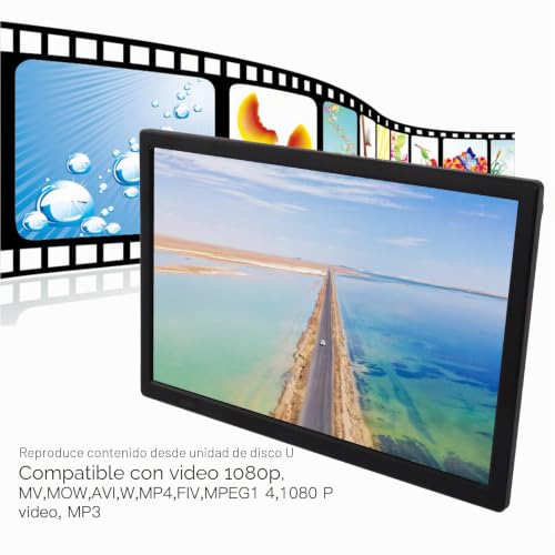 Miniatura 2 de Dpofirs 15.4in Digital Portátil Atsc Vhf Uhf Tft Hd Pantalla Led Tv, Televison De Mano Mini Tv Para Automóvil Caravana Camping Cocina Al Aire Libre, Con Salida De Entrada Av, Hdmi, Usb