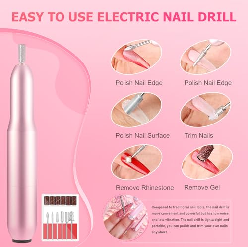 Cooserry Acrylic Nail Kit For Beginners: Acrylic Nail Sets With Drill And U V Light Nail Kits Set Professional Acrylic With Everything thumb #6