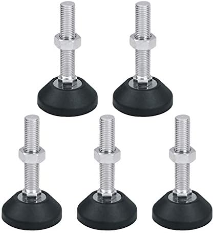 Design61 Verstellschrauben 4x Set - Justierschrauben M8 Bis 400kg Tragkraft