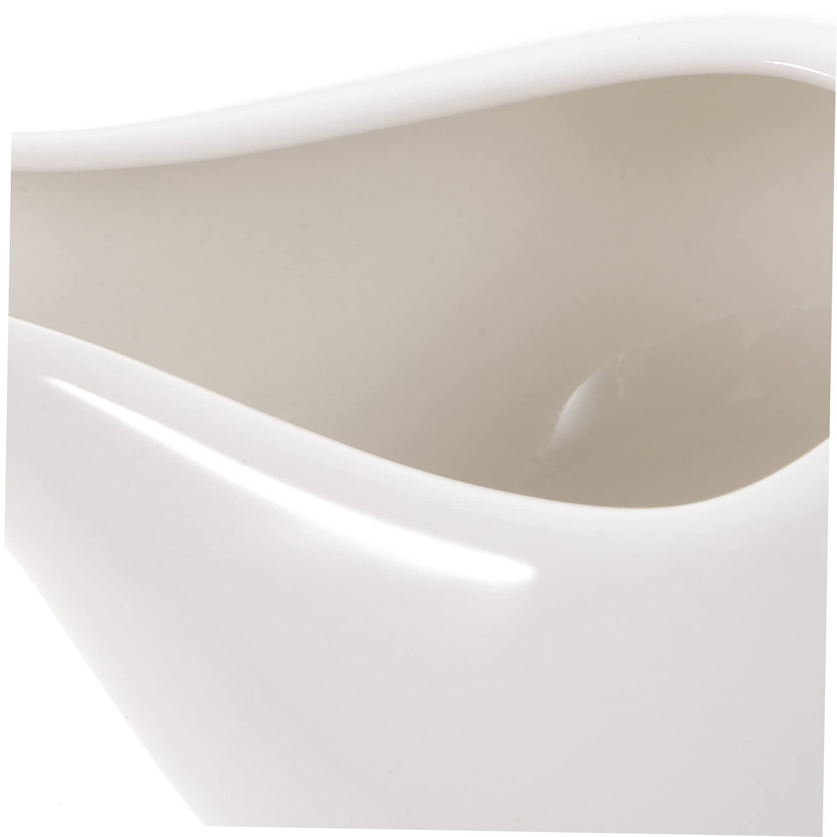 HOLIDYOYO 2Pcs Ceramic Sauce Bowls Gravy Boats for Dipping Sauces for Restaurants and Home Use Elegant White Tableware for Individual Family Serving