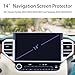 AZZIGO Tempered Glass Screen Protector [Anti-Glare & Fingerprint] For 2026 2025 2024-2022 Toyota Tundra & 2026 2025-2023 Sequoia 14 Inch Navigation Touchscreen Matte 9H Anti-Scratch Accessories