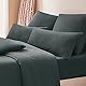 RUIKASI Kissenbezug 40 x 80 Grau 2er Set - Oeko Tex Kopfkissenbezug 40x80 Anthrazit Kissen Bezug 40x80cm mit Reißverschluss aus Mikrofaser, Polsterbezug Doppelpack Set Pillow Case Pillow Cover