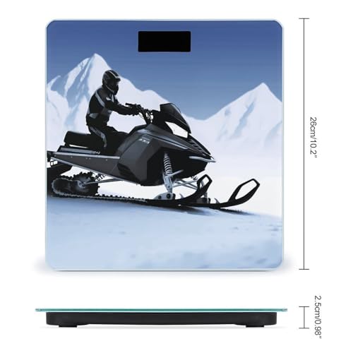 Balanza digital de baño, 400 lb, pantalla LCD miniatura 2