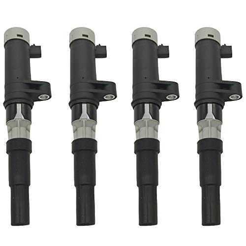 Amrxuts – Lot de 4 bobines d'allumage 7700107177 compatibles avec Primastar Vivaro, Avantime Clio, ESPACE GRAND SCÉNIC Kangoo Express Laguna Megane Scenic...