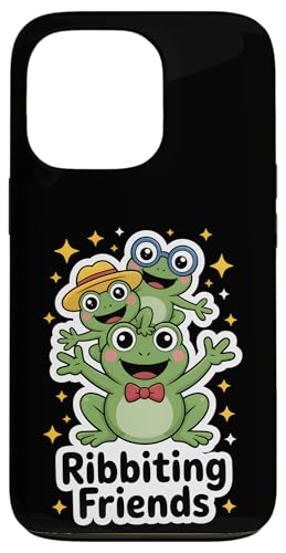 Ribbitting Friends ʔĂ킢JGfUC Klnbgt X}zP[X iPhone 13 Pro p