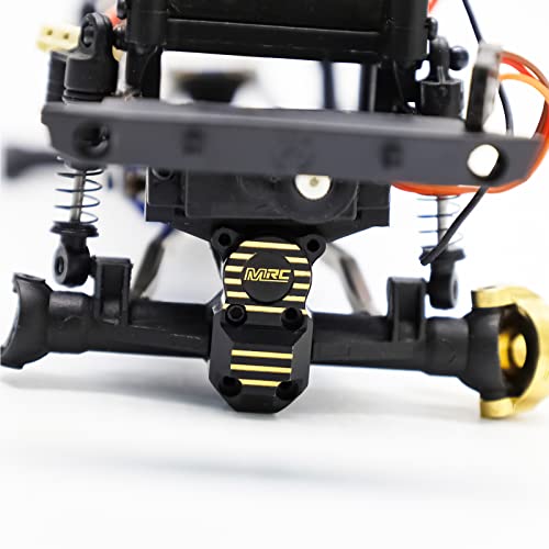 Couvercle de différentiel en laiton noir pour essieu SCX24 1/24