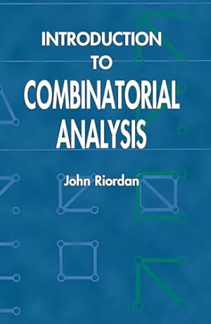 Book cover Introduction to Combinatorial Analysis (Dover Books on Mathematics)