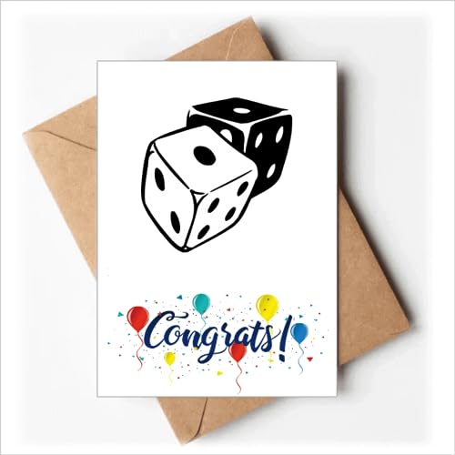 Enveloppes de mariage casino noir blanc pochette carte vœux célébration
