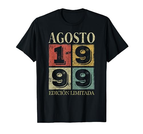 Agosto 1999 Cumpleaños nacen en Agosto De 1999 Regalo Camiseta