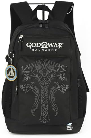 Mochila De Costas Escolar Grande Fãs God Of War Ragnarok