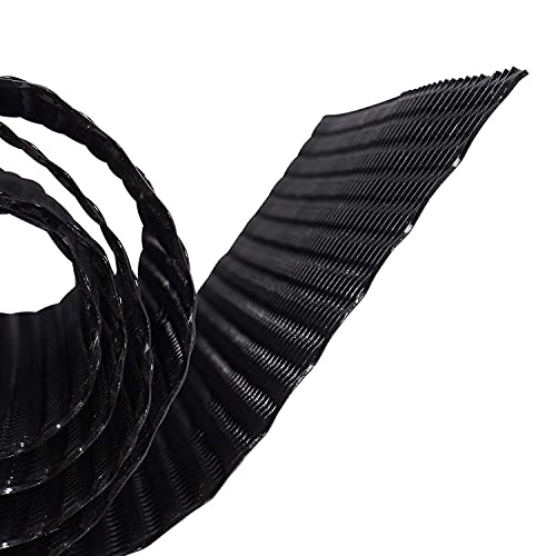 Image of AggAuto Universal 40 inchx13 inch Car Grill Mesh - 100x33cm Aluminum Alloy Automotive Grille Insert Bumper 10x20mm Rhombic Hole, One of the Most Multifunctional Shape Grids Black
