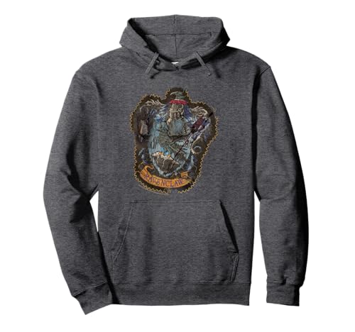 Harry Potter Ravenclaw Knitted Patch Damaged Pullover Hoodie