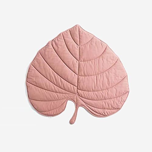 Toptree Bed Blanket Easter Theme Throw Blanket 3D Pink Leaves Shaped Pet Blanket Cushion Household Dog Blanket Or Cat Blanket, Warm And Soft, Easter Gift For Small Animals (47"X43", Anthurium Pink) #TOP27