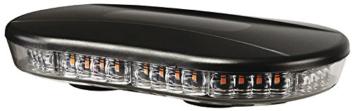 LED Amber Mini Light Bar Bolt Roof Mount Flashing Beacon RCV9823 TruckMaster