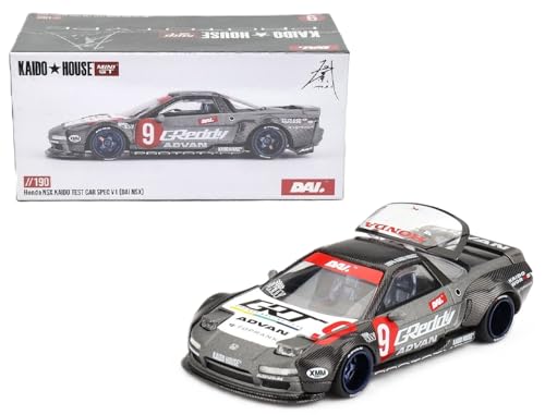 �_�C�L���X�g���f���J�[ Kaido House x Mini GT 1:64 �z���_ NSX �C�� �e�X�g�J�[ �X�y�b�N V1 (DAI NSX) ����� KHMG190