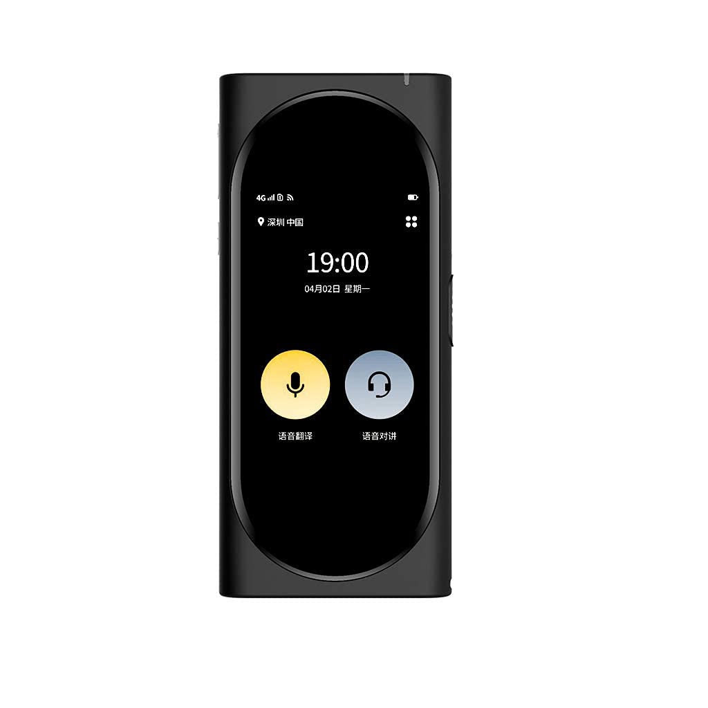Dispositivo di traduzione della lingua, capacità della batteria 2200ma, standby 144h, riduzione del rumore ad alta definizione, dispositivo di interpretazione, traduttore vocale bidirezionale, felice