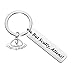 Chooro X-Files Inspired Jewelry But Scully Aliens Keychain Alien Present Geeky portachiavi regalo per i fan e Metallo, colore: Colore acciaio, cod. Stainless steel