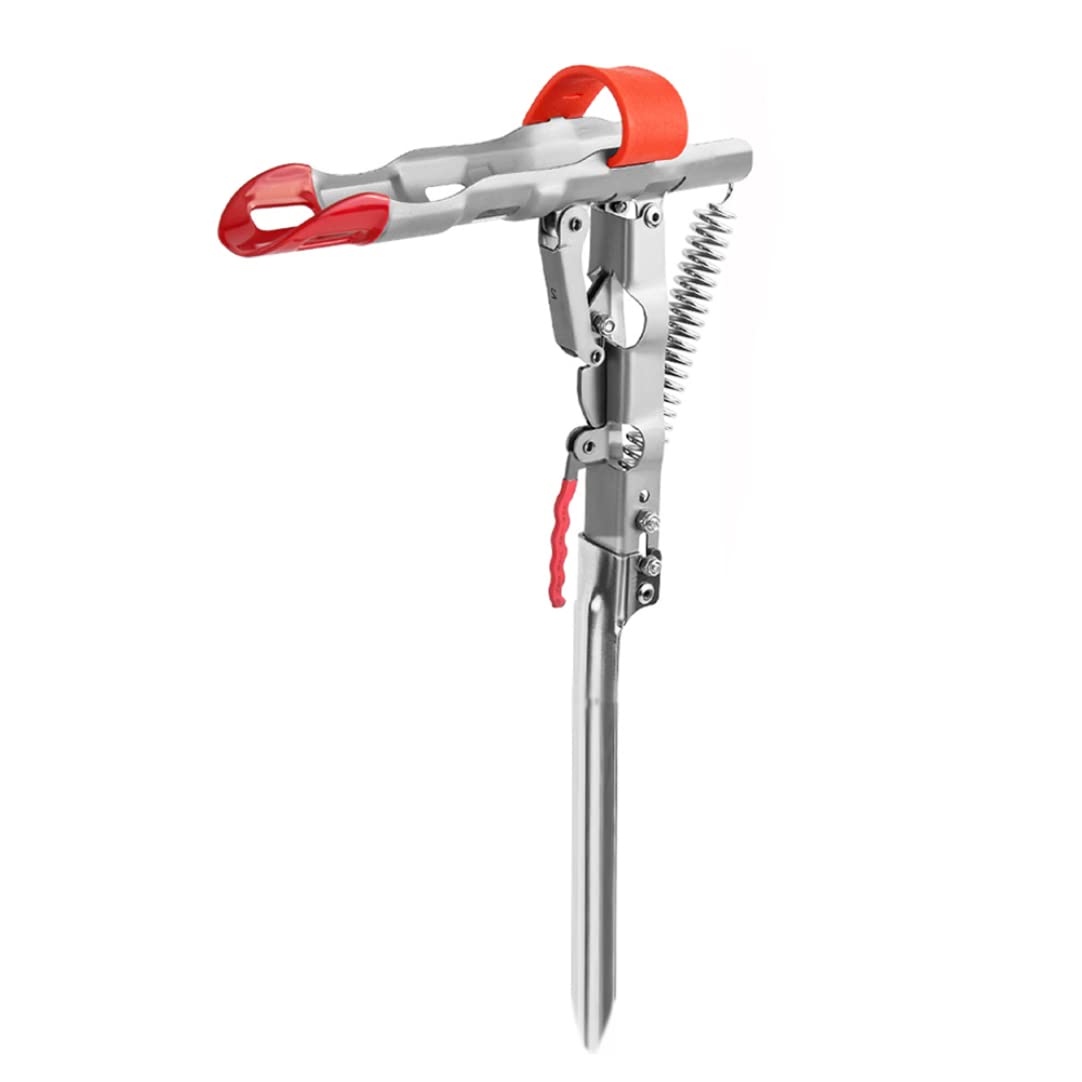 Automatic Spring Fishing Rod Holder - Stainless Steel for Ground Support Brackets, Adjustable Sensitivity & Folding Fish Pole Rack&Sports & Outdoors