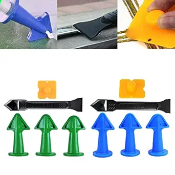 KRAAFTAR Silicone Caulking Finisher Tool for Tile or Brick Joints Floor Clean Tools Green