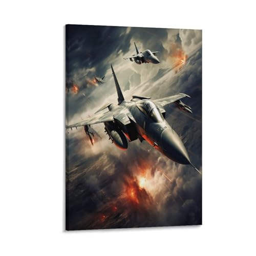 Impressions sur portrait peintures sur toile Fighter pour salon decoration maison 50x75cm