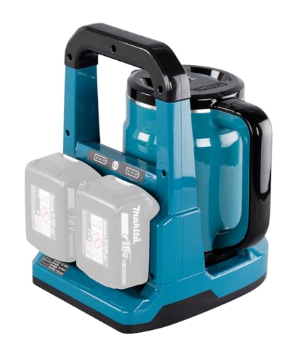 Bouilloire Électrique MAKITA DKT360Z – 36V, Capacité 800 ml, Sans Fil - vue 9