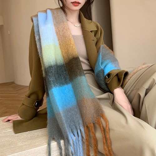 Chunky Scarf for Women Winter Scarves Cold Weather Large Blanket Scarfs Soft Warm Shawl Wraps4