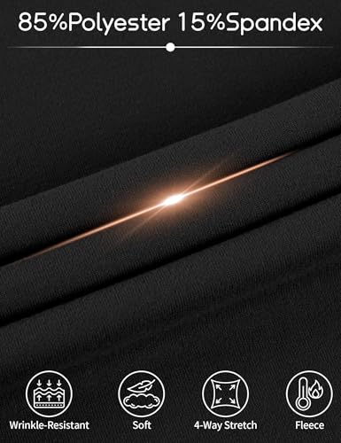 Dreammonkey Boys Turtleneck Long Sleeve Shirt Thermal Turtle Neck Soft Stretch Base Layer Tee for Kids（4T-16Y）4