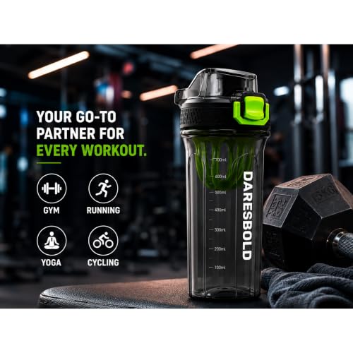 Image of Workout & Fitness Shaker Bottle (750ml) - Heavy-Duty Protein Shaker for Sports & Running. Leak-Proof, BPA-Free with Blender. Ideal for Gym, Pre-Workout, and Supplements.