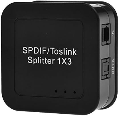 Foxnovo 1 nbsp SPDIF digitale Toslink ottico portatile 3 nbsp uscite audio splitter Switch 1 nbsp x 3 nbsp con adattatore settore Foxnovo 1 nbsp SPDIF digitale Toslink ottico portatile 3 nbsp uscite audio splitter Switch 1 nbsp x 3 nbsp con adattatore settore