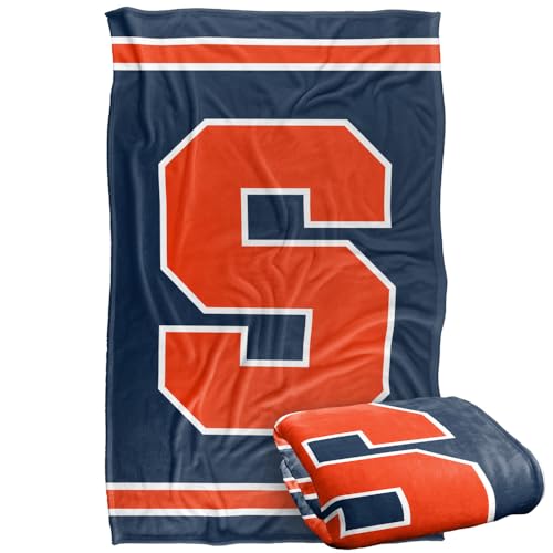 LOGOVISION Syracuse University Blanket, 36x58 Primary Logo SilkyTouchBlanket