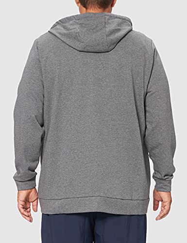 Nike Dri-Fit Men's Full-Zip Training Hoodie, Charcoal Heather/Black, Large #TOP3