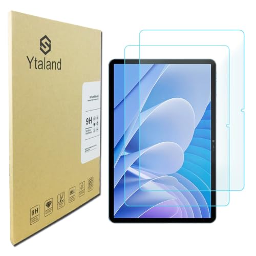 S YTALAND Glass Screen Protector for DOOGEE T30 PRO Tablet 11 inch, [2 Pack] Anti-Fingerprints Bubble-Free Tempered Glass Film Cover